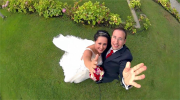 Аэросъёмка свадьбы